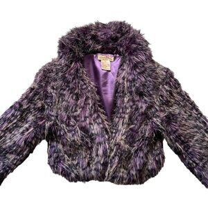 Purple Shaggy Coat